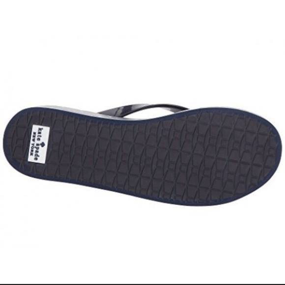 kate spade Rhett Platform Night Sky Flip Flop Sz10 - Picture 6 of 8